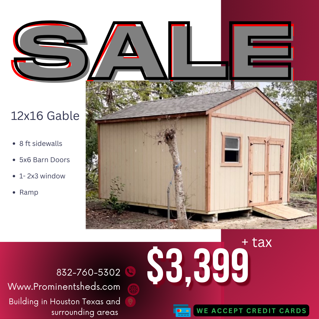 12x16 Gable Special