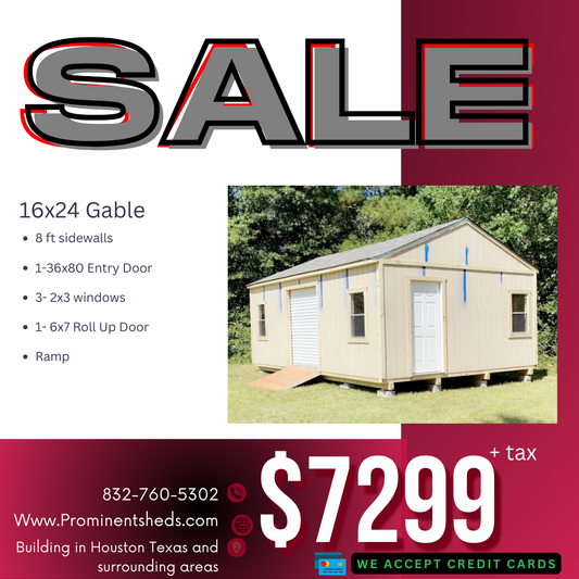 16x24 Gable Special