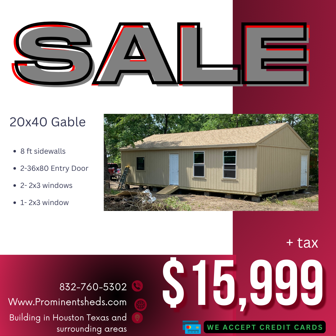 20x40 Gable Cabin
