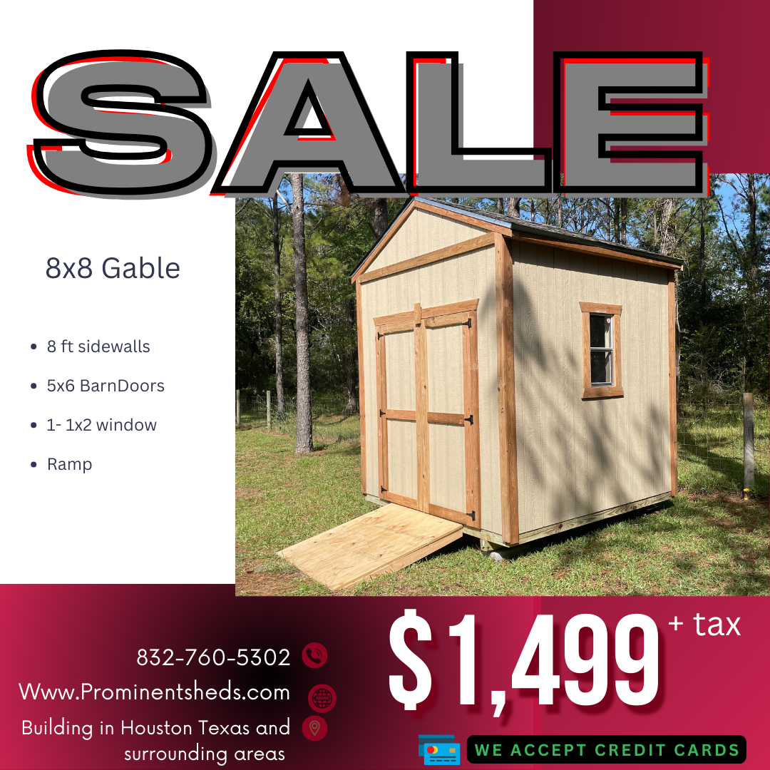 8x8 Gable Special