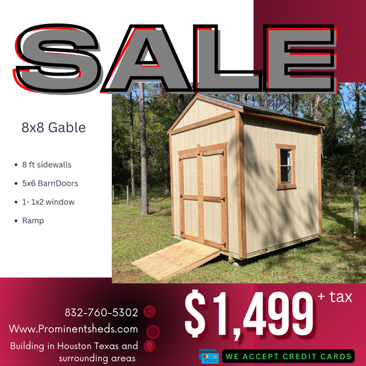 8x8 Gable Special